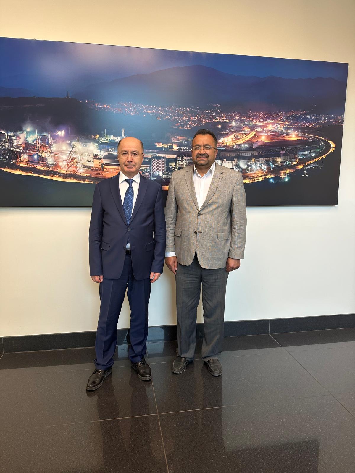 Dekanımızdan Kardemir Genel Müdür Yardımcısı Sayın Fazıl Çiftçi’ye Ziyaret