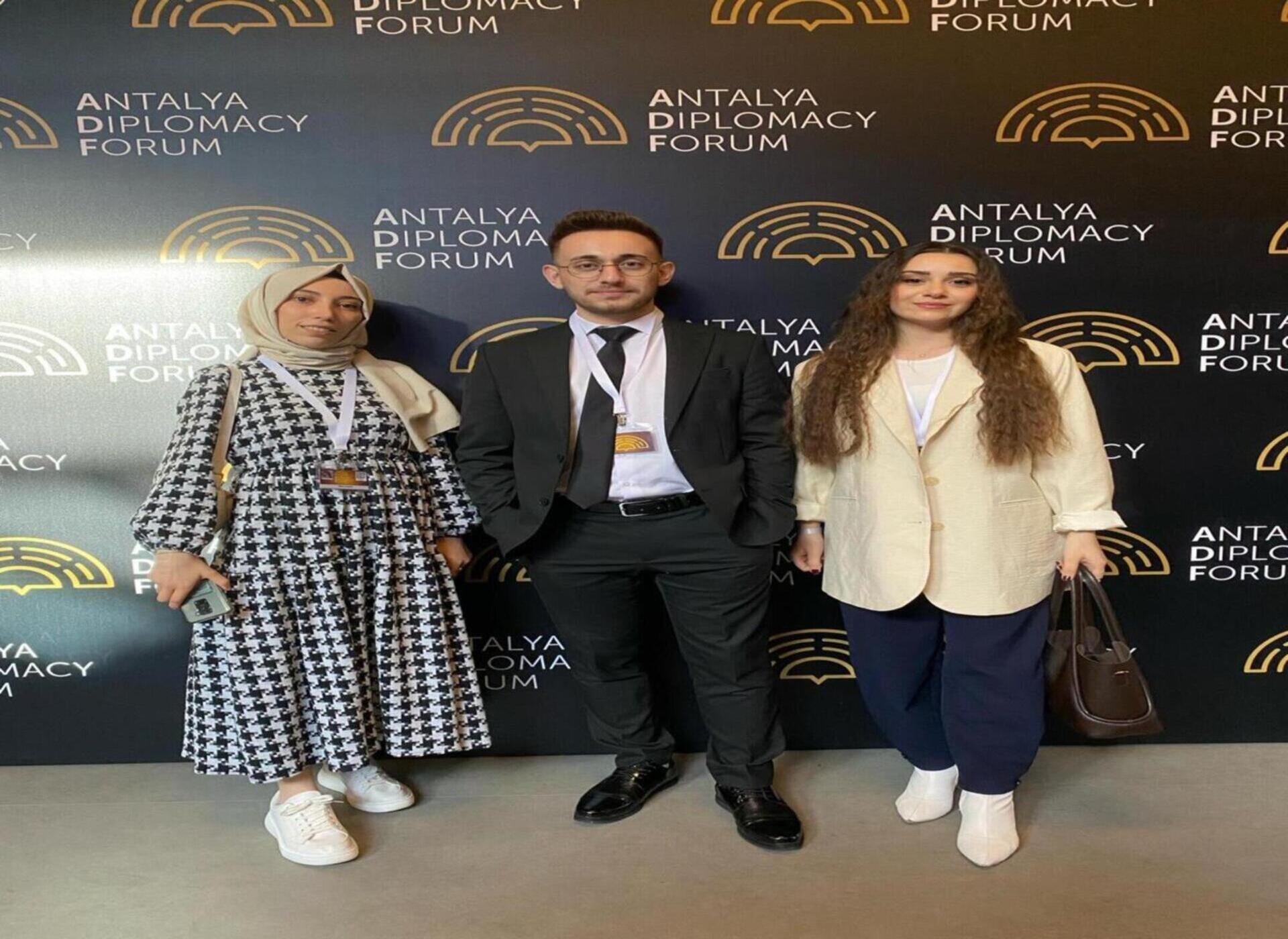 Fakültemiz Öğrencileri Antalya Diplomasi Forumuna Katıldılar