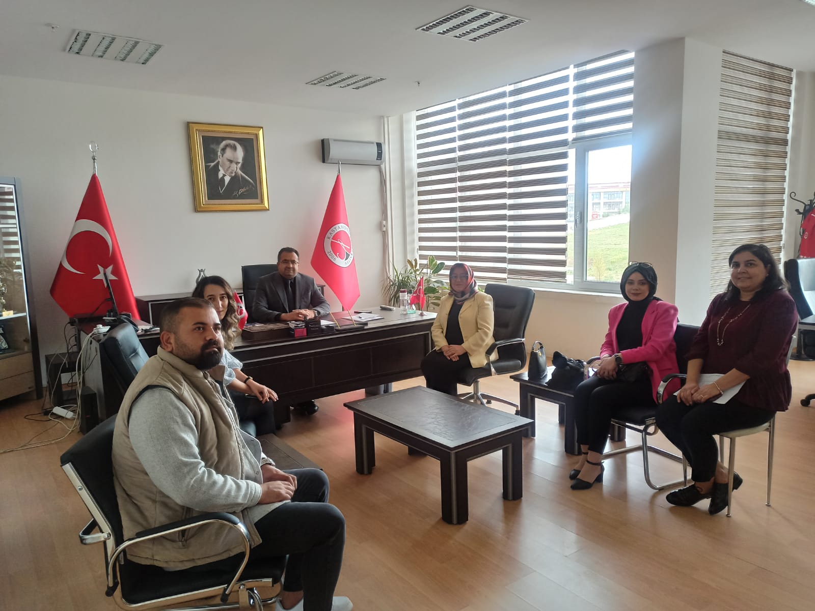 Kastamonu İl Özel Müdürlüğü İnsan Kaynakları Uzmanı Sayın Öznur Aydın’dan Dekanımıza Ziyaret