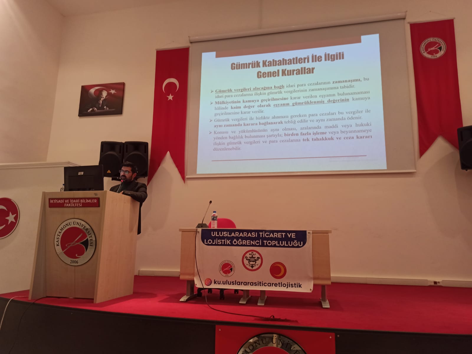 Fakültemizde Gümrük Mevzuatında Tartışmalı Konular Semineri Gerçekleştirildi