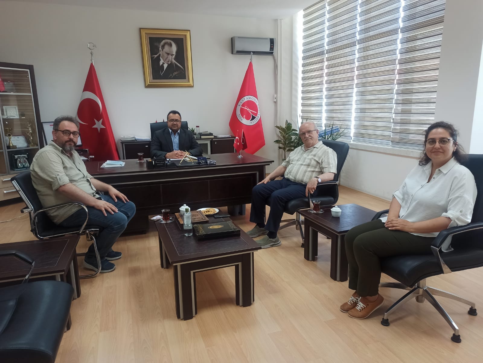 Kastamonu Köy Koop. Birlik Başkanı Erol Akar’ın Fakültemize Ziyareti 