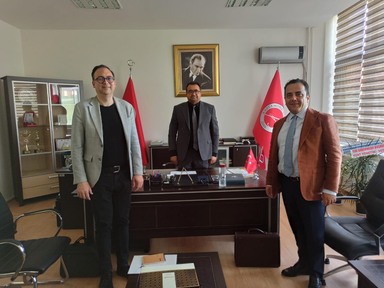 Tekirdağ Namık Kemal Üniversitesi'nden Prof. Dr. H. Burç Aka ve Galatasaray Üniversitesi'nden Dr. Öğr. Üyesi Tolga Bilener'in Fakültemize Ziyareti