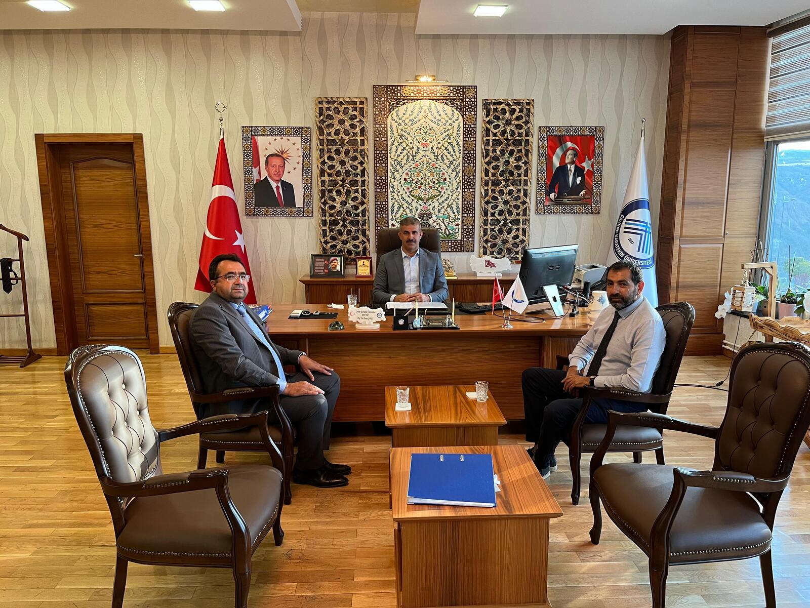 Çankırı Karatekin Üniversitesi Rektörlüğü’ne Ziyaret 