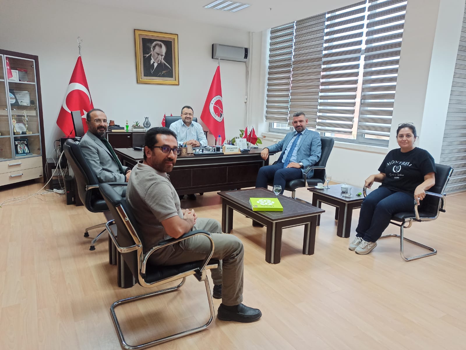 Turizm Fakültesi Dekanı Prof. Dr. Burhan Sevim’den Dekanımıza Ziyaret