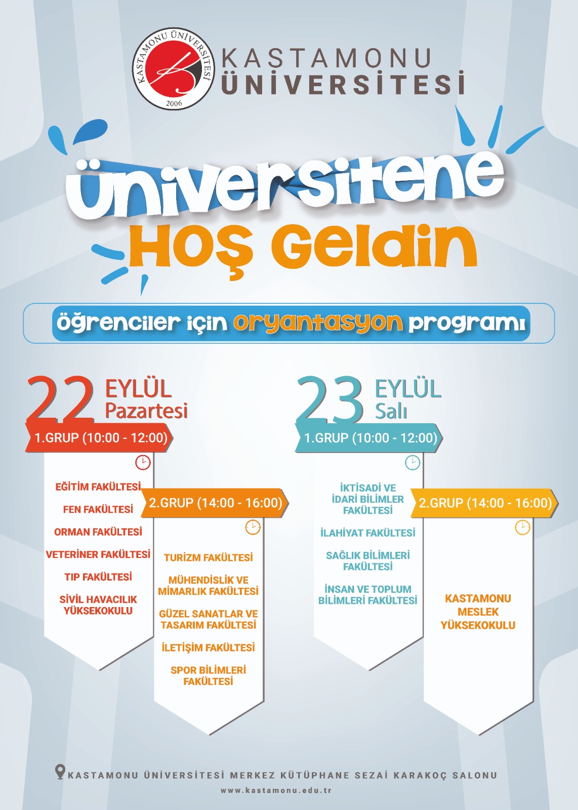 2025-2026 Eğitim-Öğretim yılı Oryantasyon Programı
