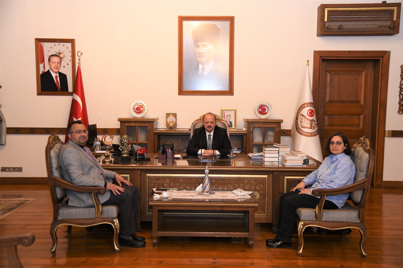 Dekanımızdan Kastamonu Valisi Sayın Meftun Dallı’ya Ziyaret