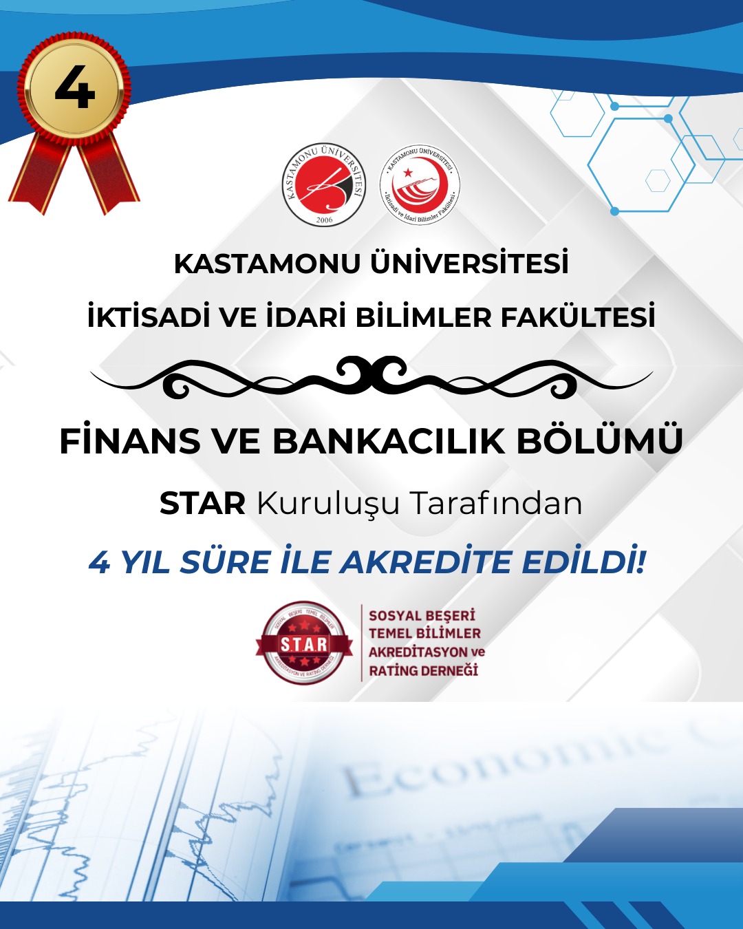 Finans ve Bankacılık Bölümümüz Akredite Oldu